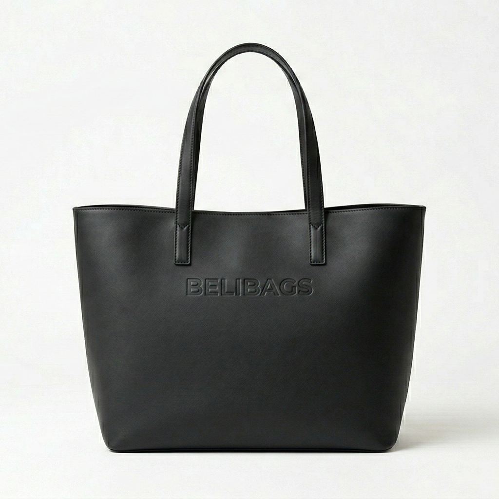 BELIBAGS Elara Saffiano Leather Work Tote