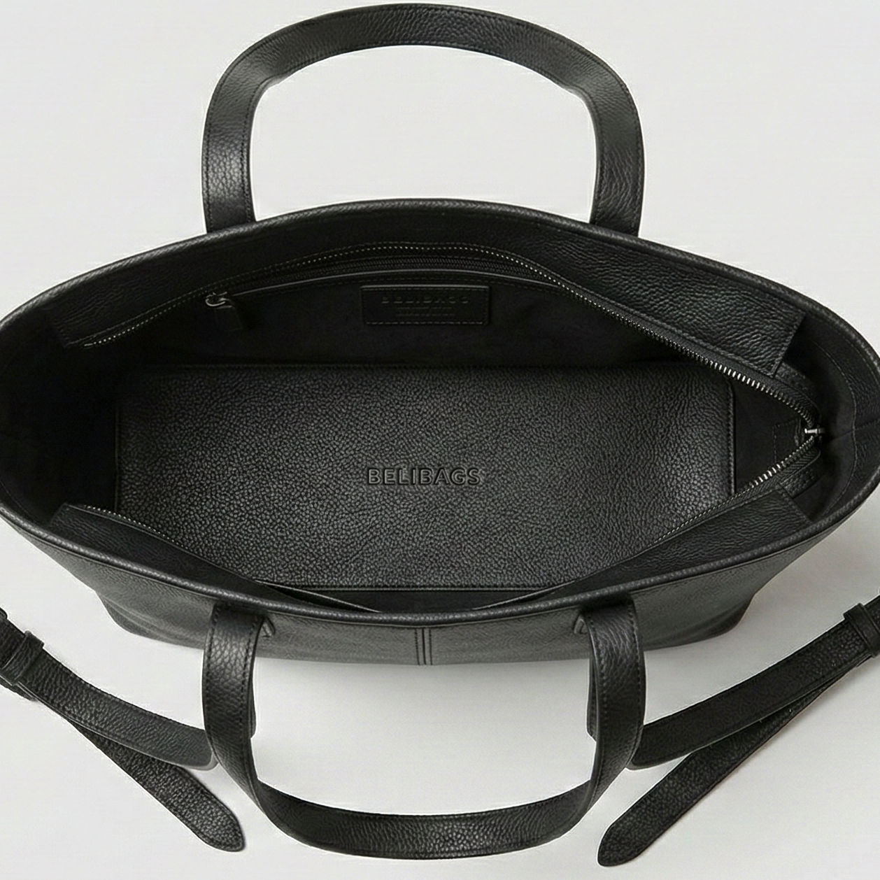 BELIBAGS Elara Saffiano Leather Work Tote