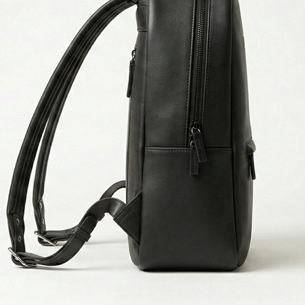The Elara Obsidian Minimalist Tech Backpack