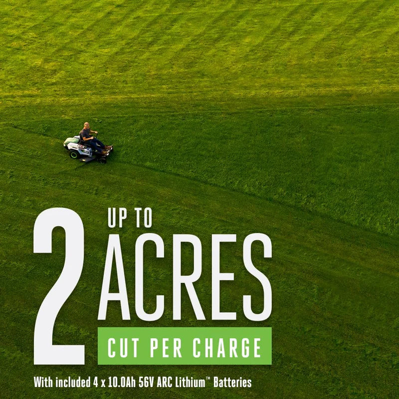 EGO Power+ Z6 42-Inch Zero Turn Riding Mower – 56V Lithium-Ion Battery Power Platform