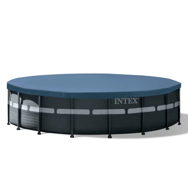 Intex Ultra XTR Frame Pool Set 18' x 52" – Heavy-Duty Round Above Ground Swimming Pool
