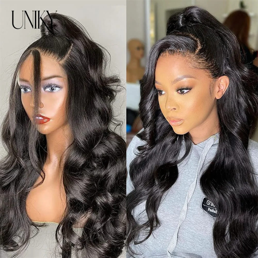 13x4 Loose Body Wave Wig Burgundy Lace Front Human Hair Wig For Women T1B/99j Ombre TwoTone Human Hair Wig Body Wave Frontal Wig