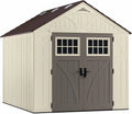Suncast Tremont 8' x 10' Resin Storage Shed – Steel-Reinforced Outdoor Utility Workshop